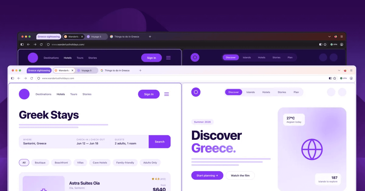 Firefox is working on a rounded redesign with easy-to-find controls for privacy and AI