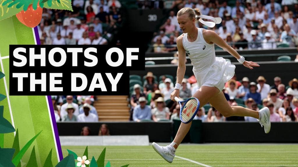 'That's Federer-esque!' – best shots from Wimbledon day one