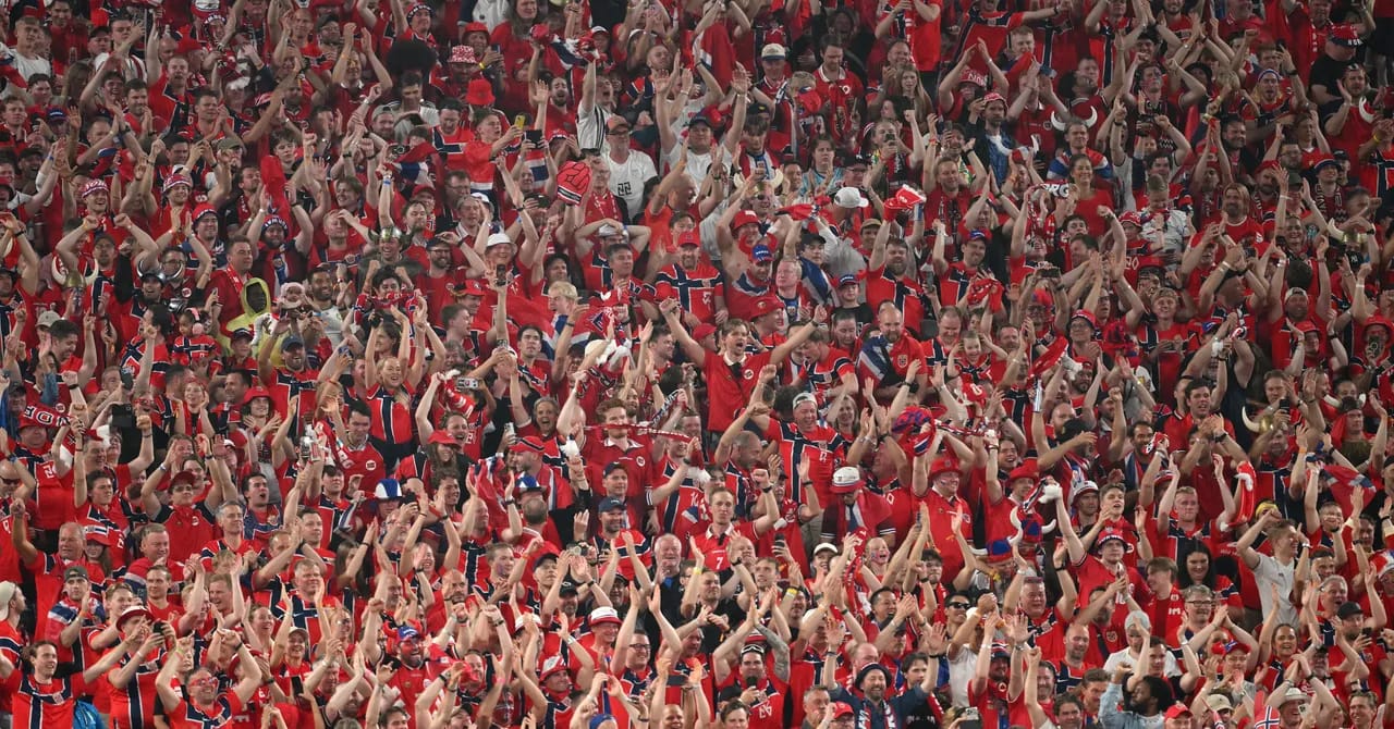 Every Time Norway Scores at the World Cup the City of Bergen Trembles