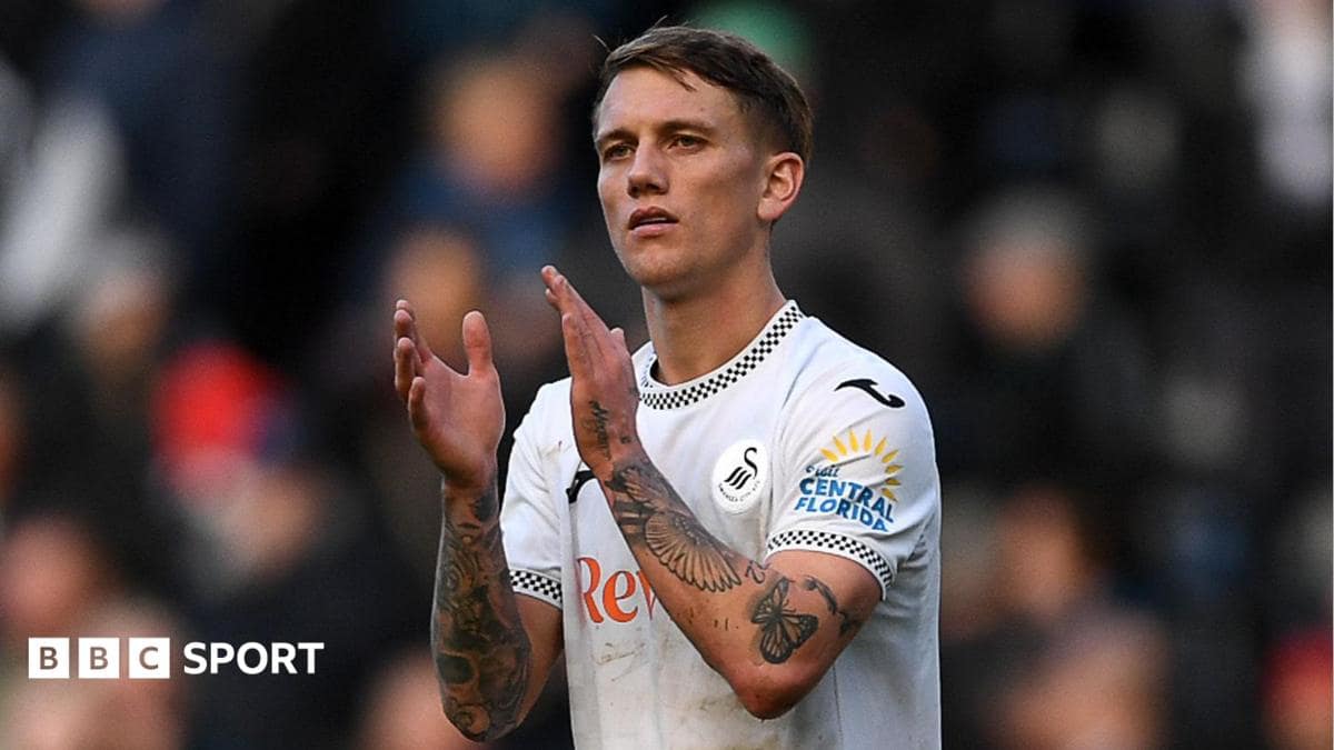 Ethan Galbraith: Swansea City midfielder poised to join Stoke City for eight-figure fee