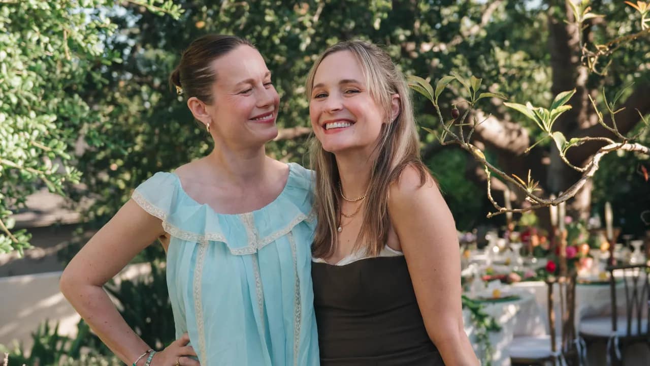 Party People Brie Larson and Courtney McBroom Put Their Own Entertaining Tips into Action