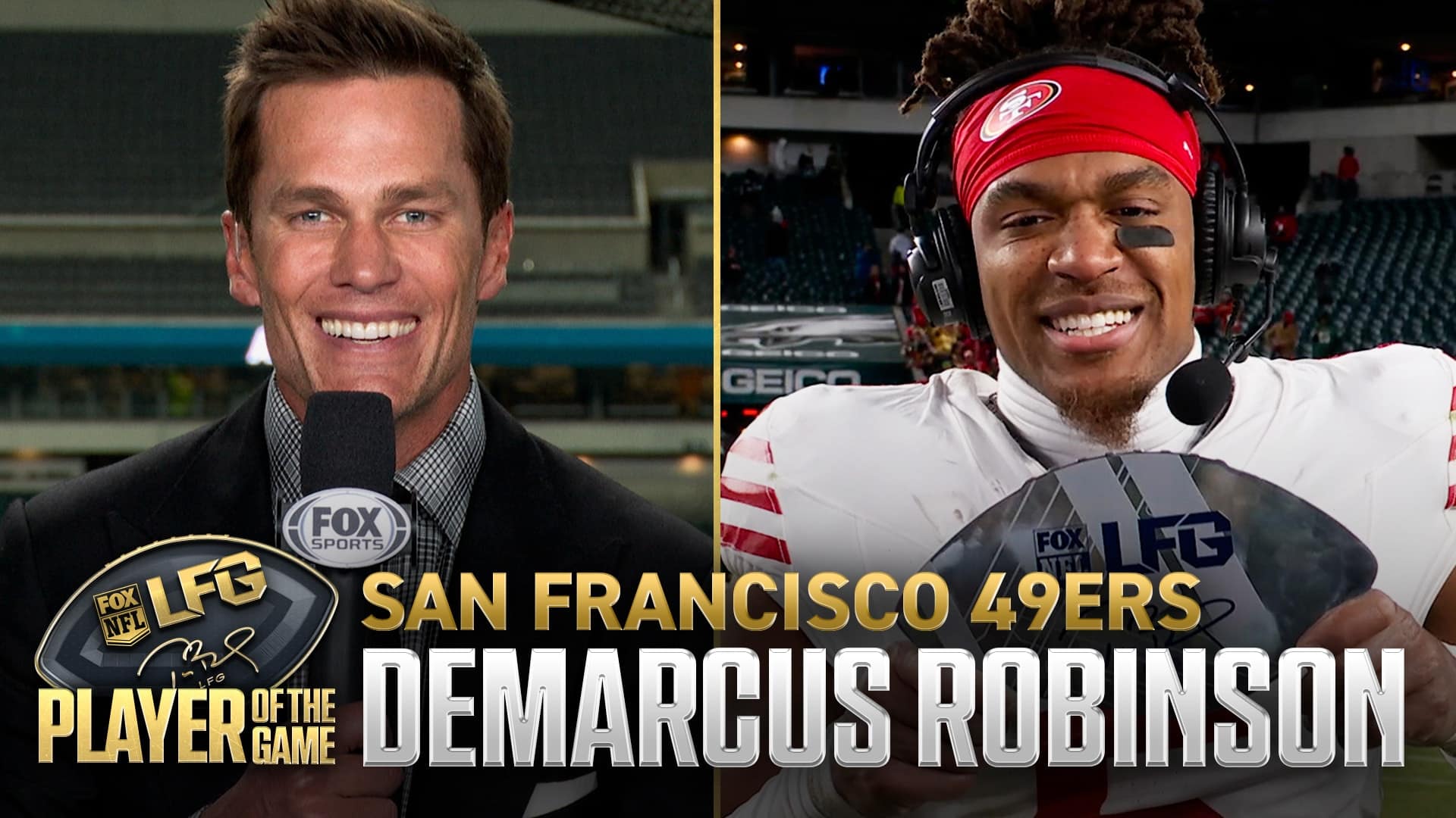 Tom Brady’s LFG Player of the Game: 49ers WR Demarcus Robinson 🏆 Wild Card Round