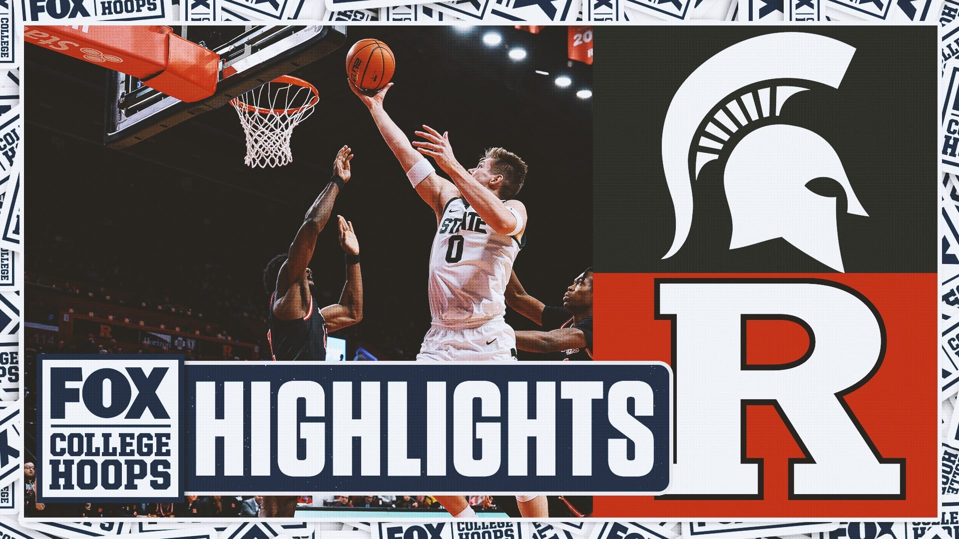No. 7 Michigan State Spartans vs. Rutgers Scarlet Knights Highlights 🏀 FOX College Hoops