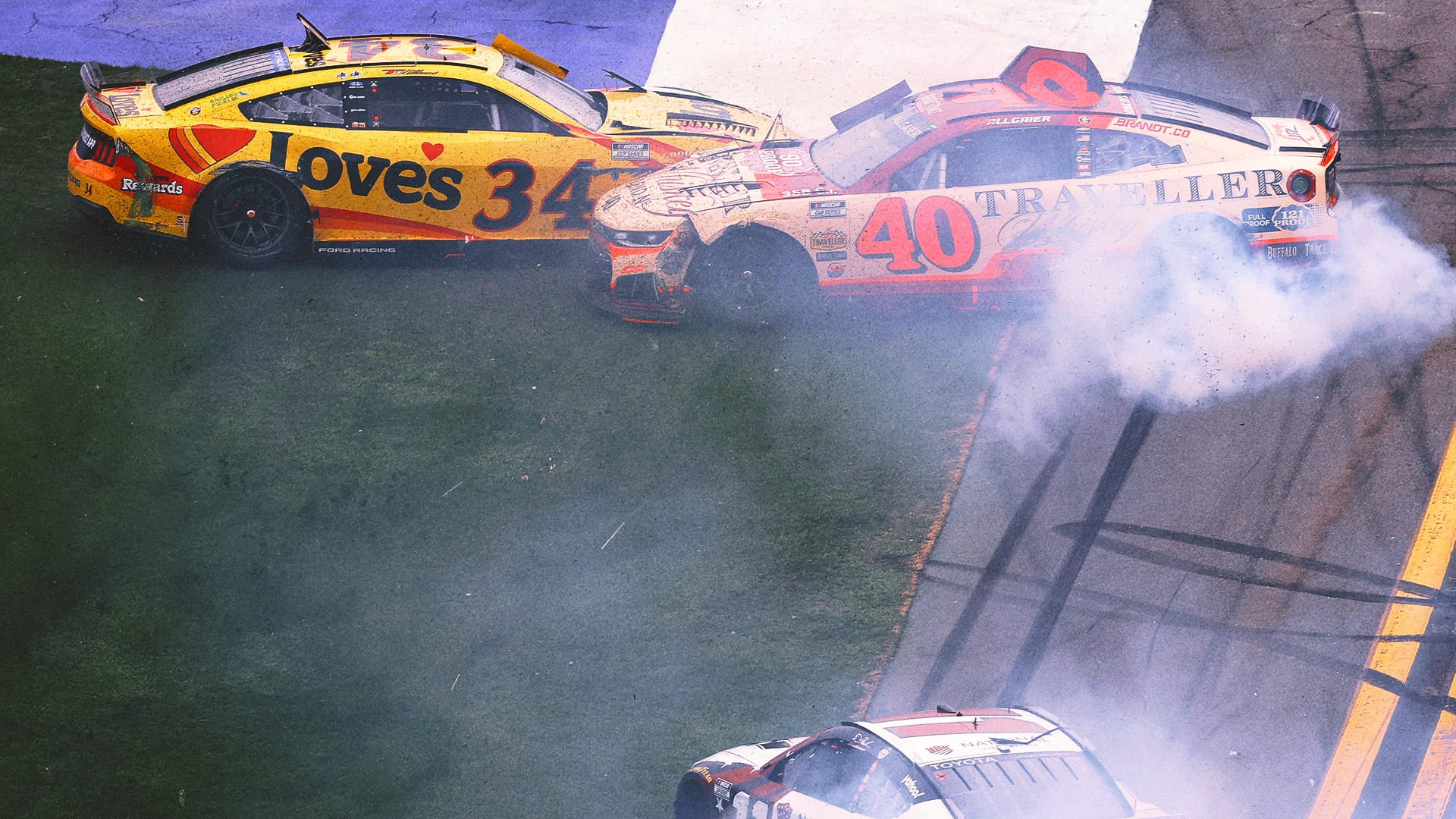 ‘The Big One’ At Daytona 500 Involves 20 Cars In Huge Wreck Up Front