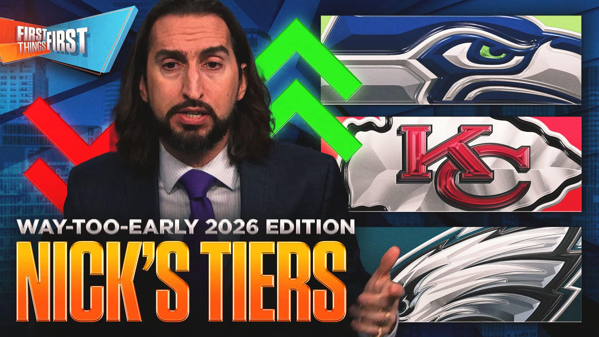 Nick Wright’s Way-Too-Early 2026 NFL Tiers: Where Does Your Team Land?